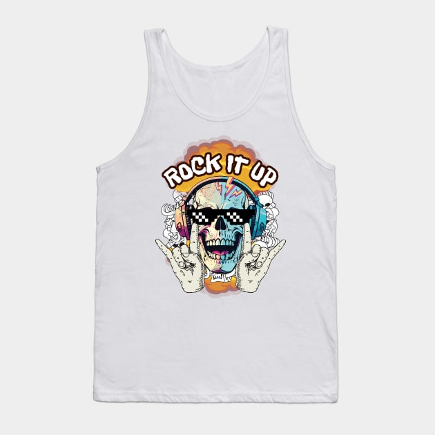 Rock it up Tank Top by Linys